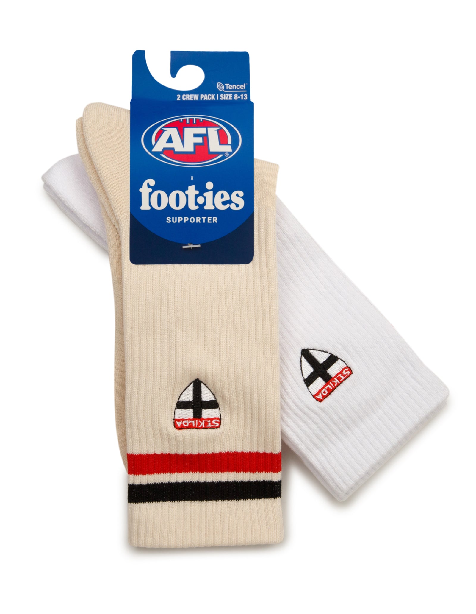 St Kilda Saints Sneaker Sock 2 Pack - Image 2