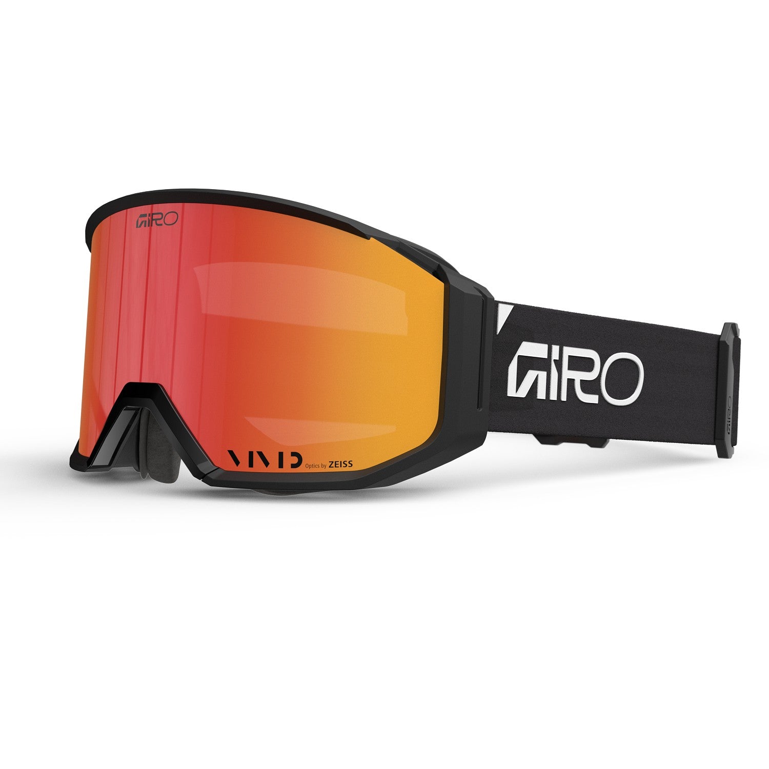 Revolt Pro Snow Goggle Black Wordmark - Vivid Ember Lens w/ Vivid Infrared Lens - Image 1