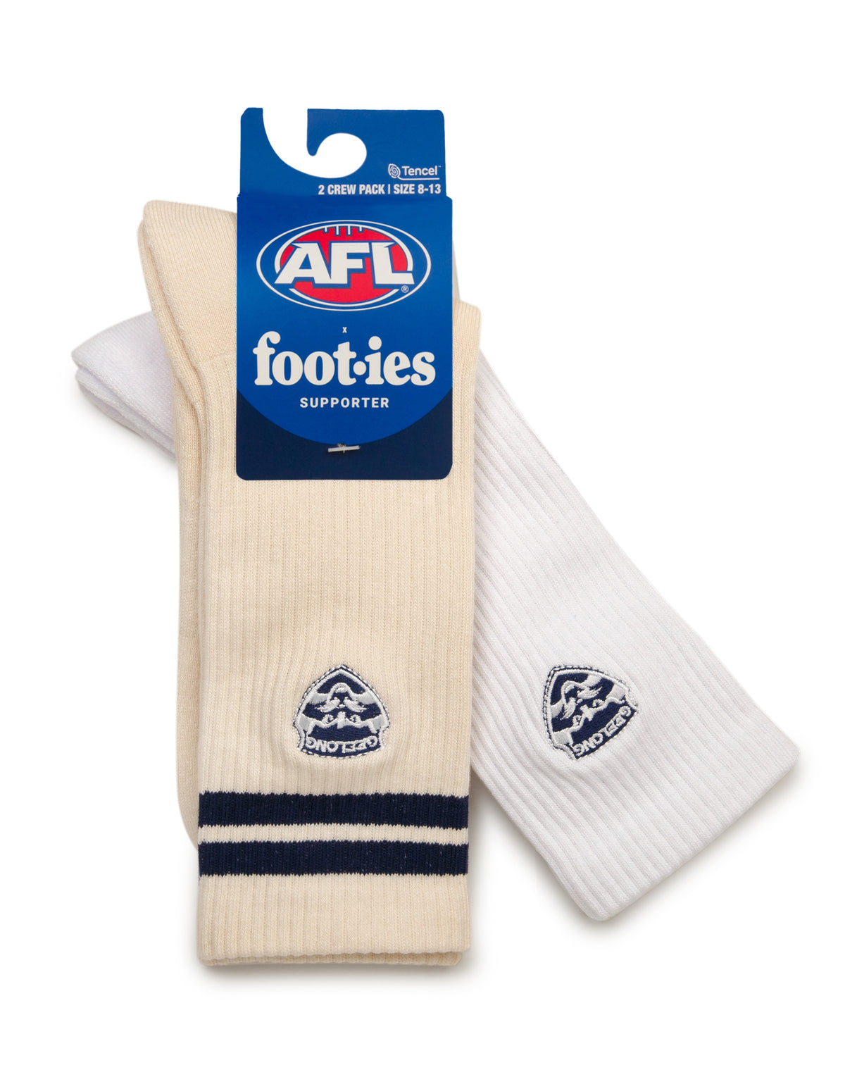 Geelong Cats Sneaker Sock 2 Pack - Image 2