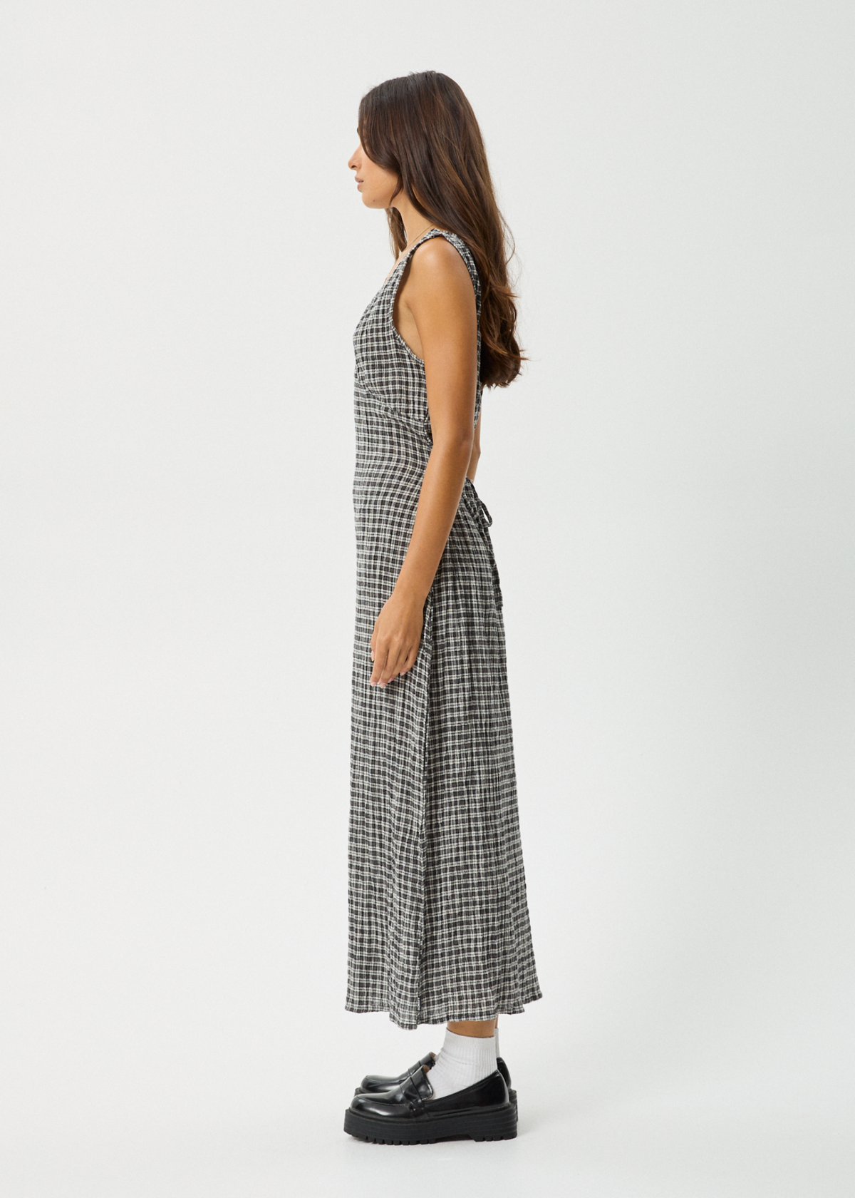 Seersucker Maxi Dress