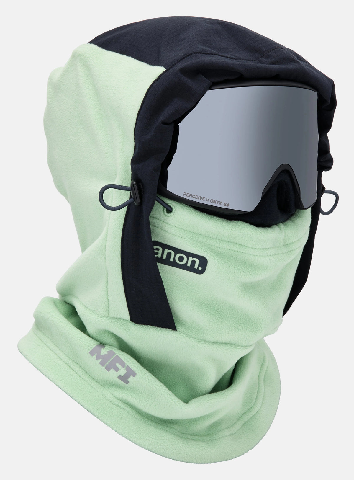 Mfi® Fleece Helmet Hood Soft Sage - Image 2