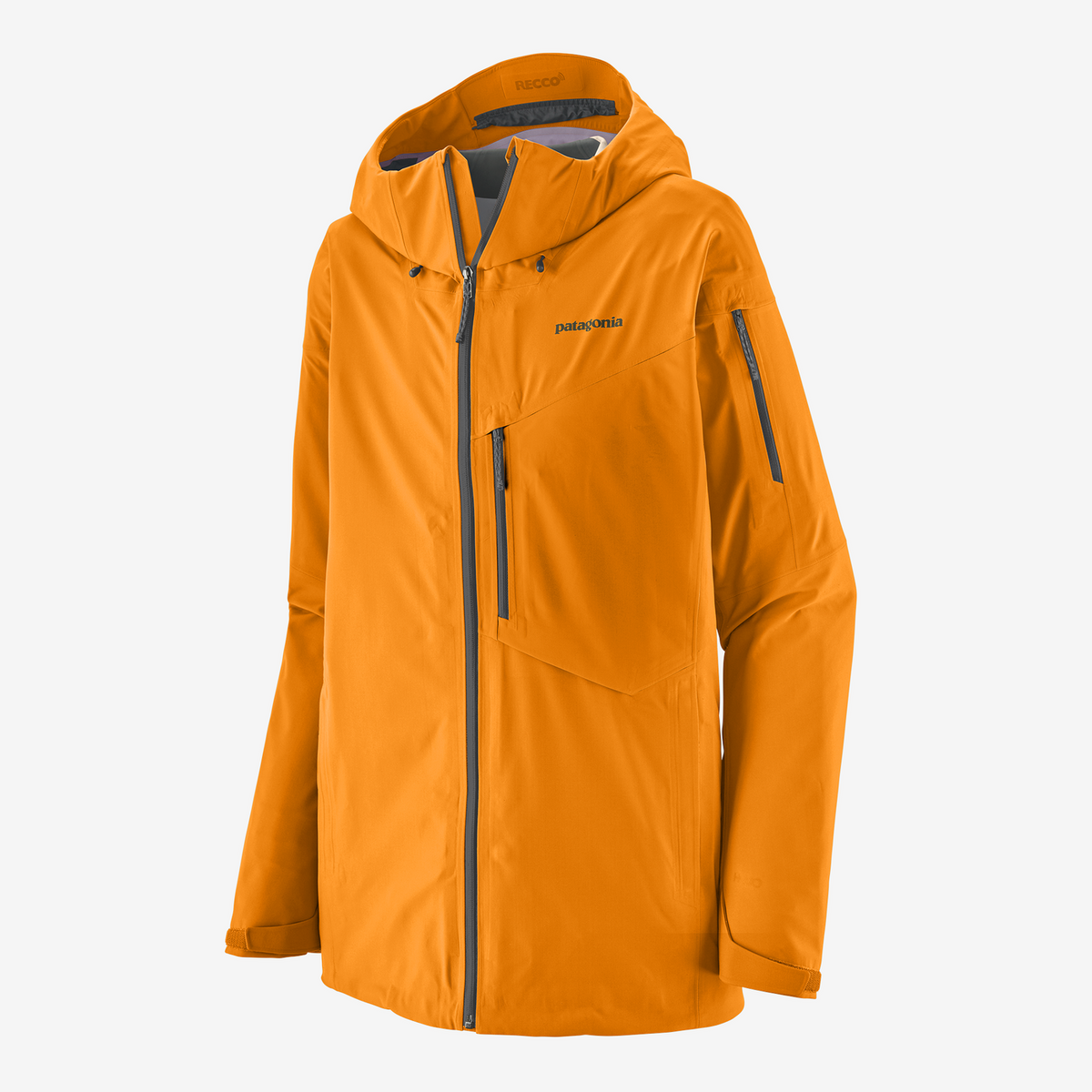 Mens SnowDrifter Jacket Autumn Orange - Image 1