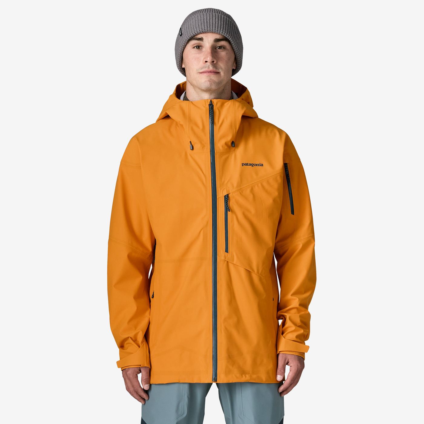 Mens SnowDrifter Jacket Autumn Orange - Image 2
