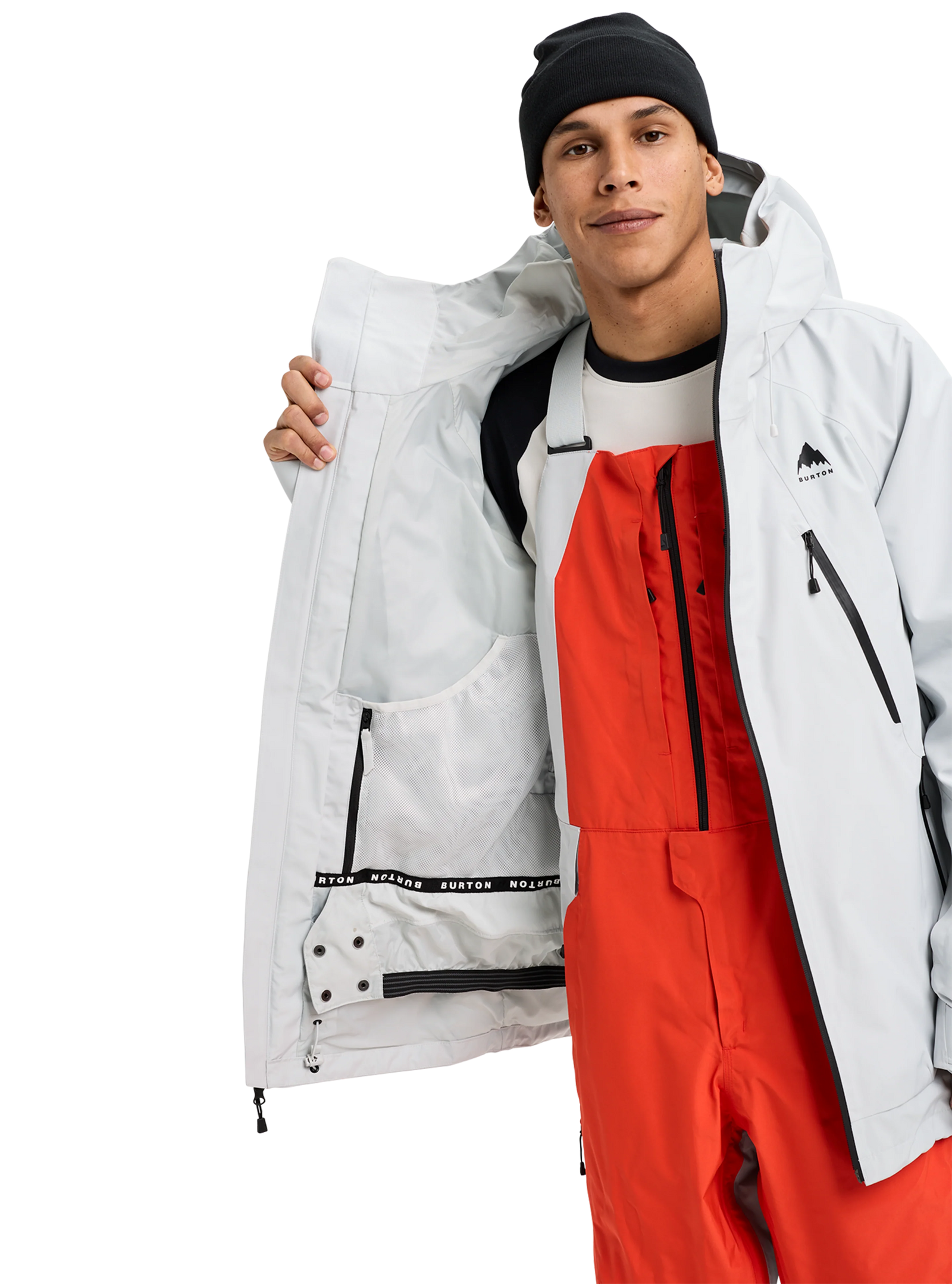 Mens Reserve Gore-Tex 2L Jacket Gray Cloud - Image 8
