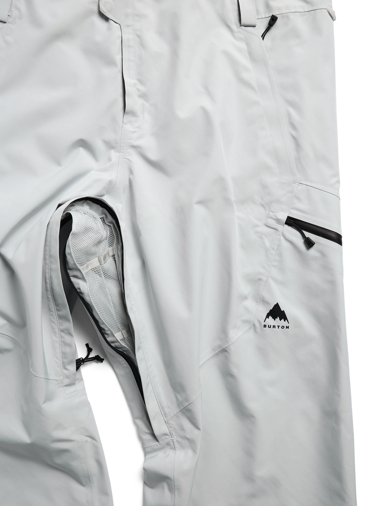Mens Reserve Gore-Tex 2L Bib Pants Gray Cloud - Image 6