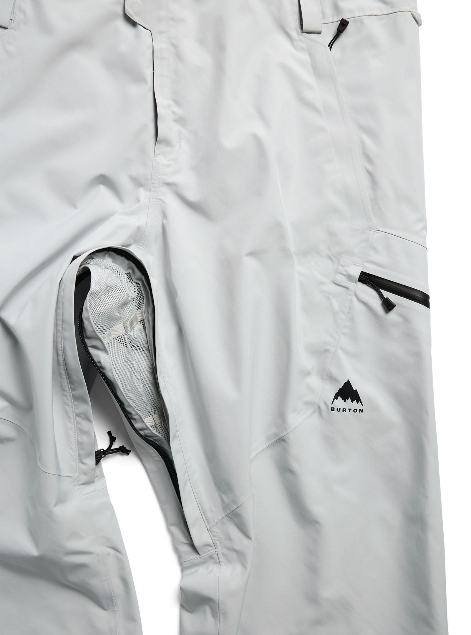 Mens Reserve Gore-Tex 2L Bib Pants Gray Cloud - Image 6