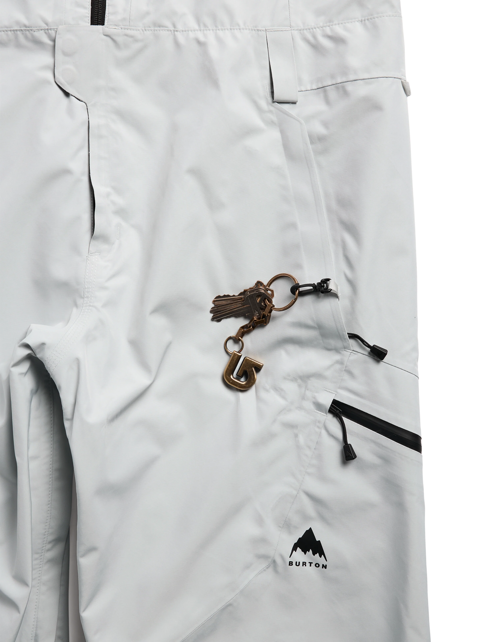 Mens Reserve Gore-Tex 2L Bib Pants Gray Cloud - Image 8