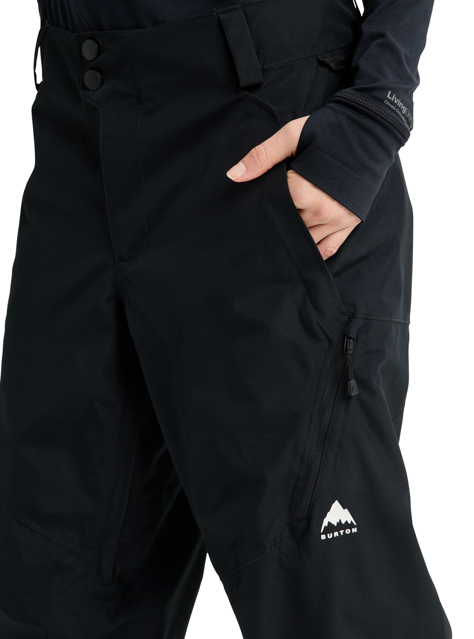 Womens Reserve 2L Relaxed Pants True Black - Image 5