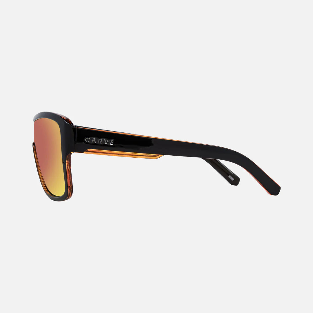 Anchor Beard Gloss Black Outer Frame Orange Crystal inner Trims, Orange Lens - Image 4