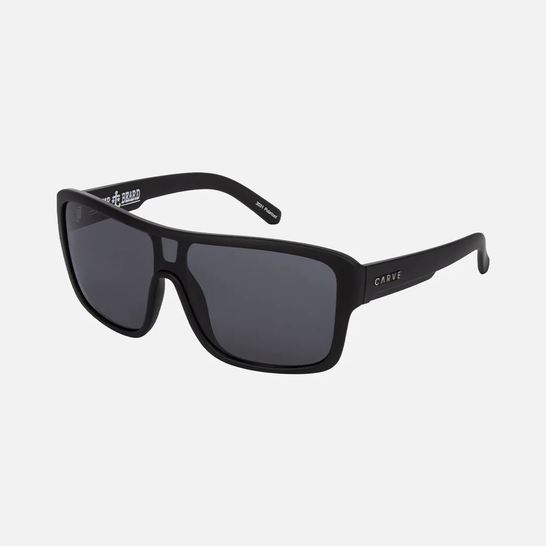 Anchor Beard Matte Black Frame Grey Lens - Image 1