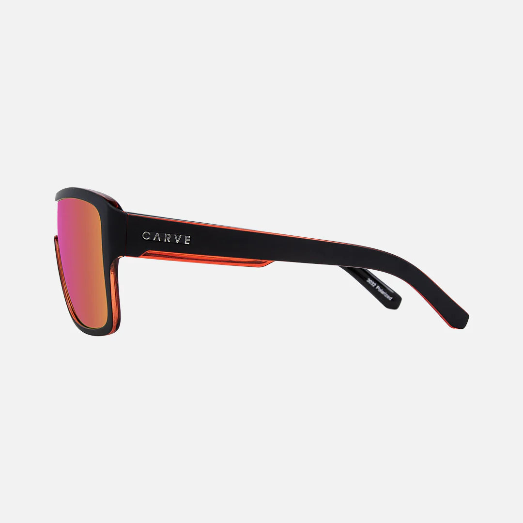 Anchor Beard Matte Black Outer Frame Red Crystal inner Trims, Red Lens - Image 4