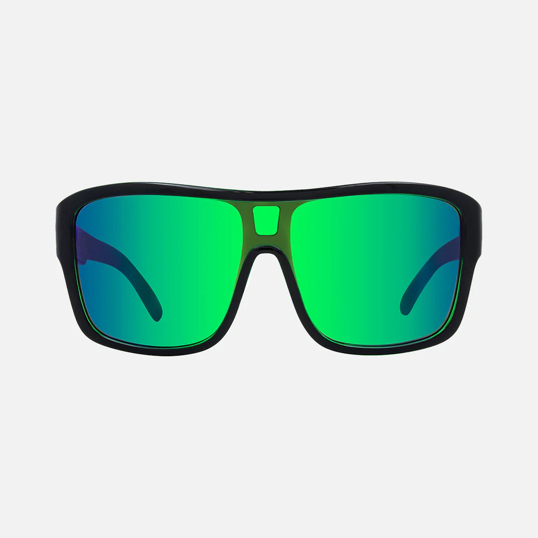 Anchor Beard Gloss Black Outer Frame Green Crystal inner Trims, Green Lens - Image 2