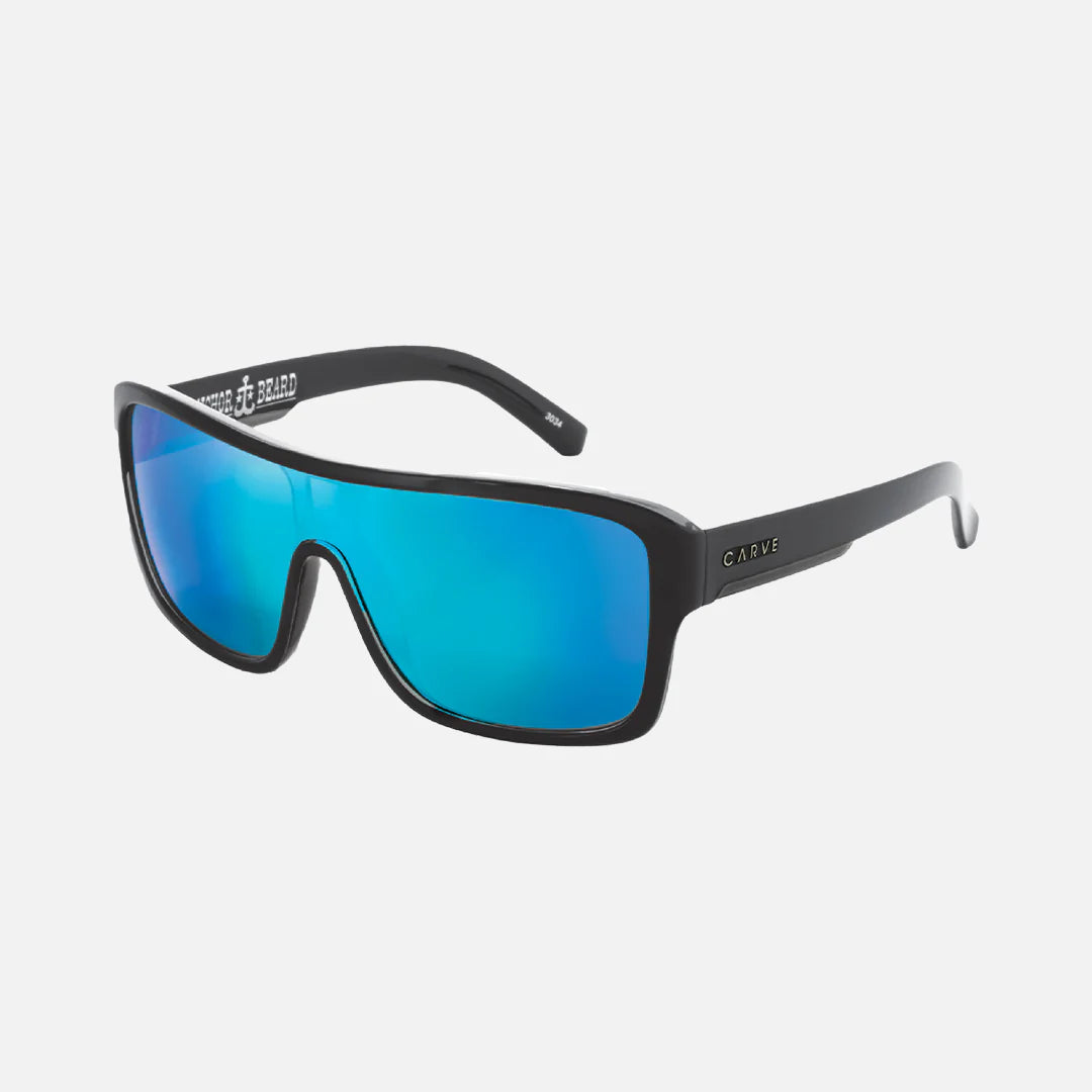 Anchor Beard Matt Black Frame Blue Lens - Image 1