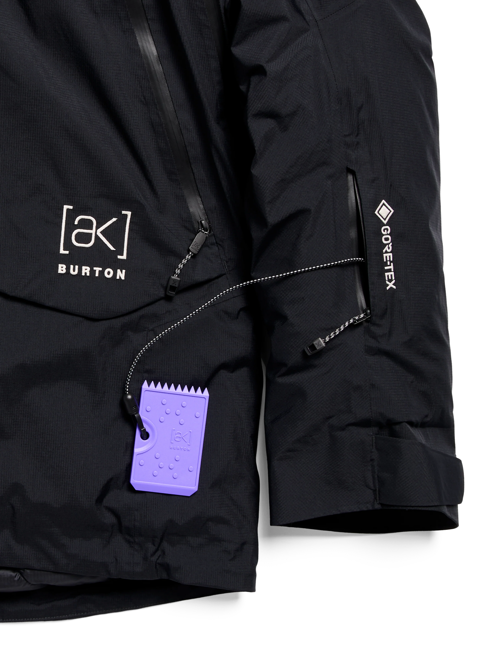 Mens [Ak] Swash Down Insulated Gore-Tex 2L Jacket True Black - Image 6