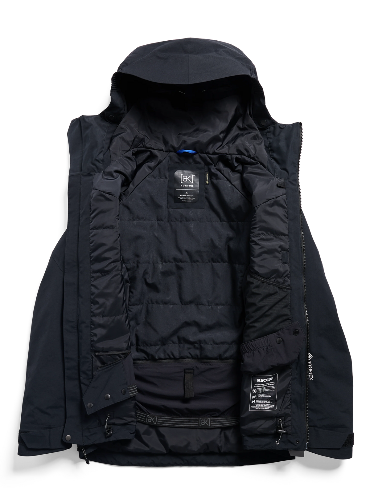 Womens [Ak] Swash Synthetic Insulated Gore-Tex 2L Jacket True Black - Image 8