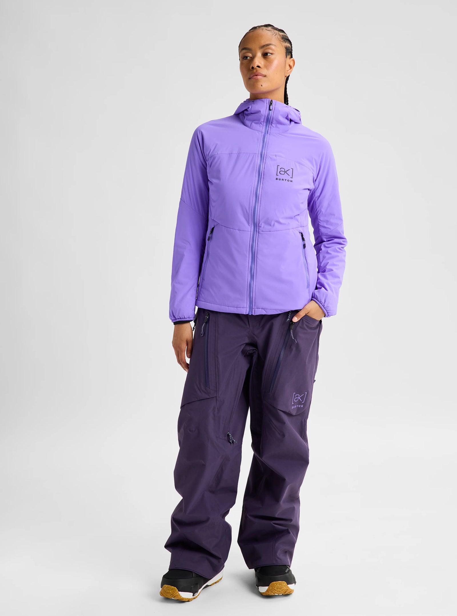 Womens [Ak] Swash Insulated Gore-Tex 2L Pants Nightshade Purple - Image 18