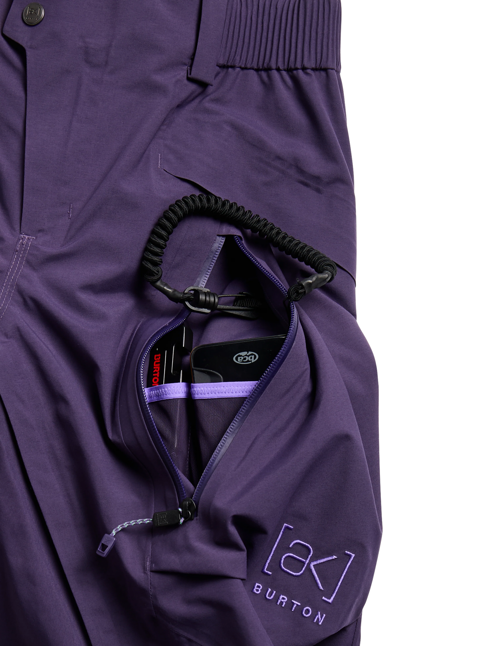 Womens [Ak] Swash Insulated Gore-Tex 2L Pants Nightshade Purple - Image 14