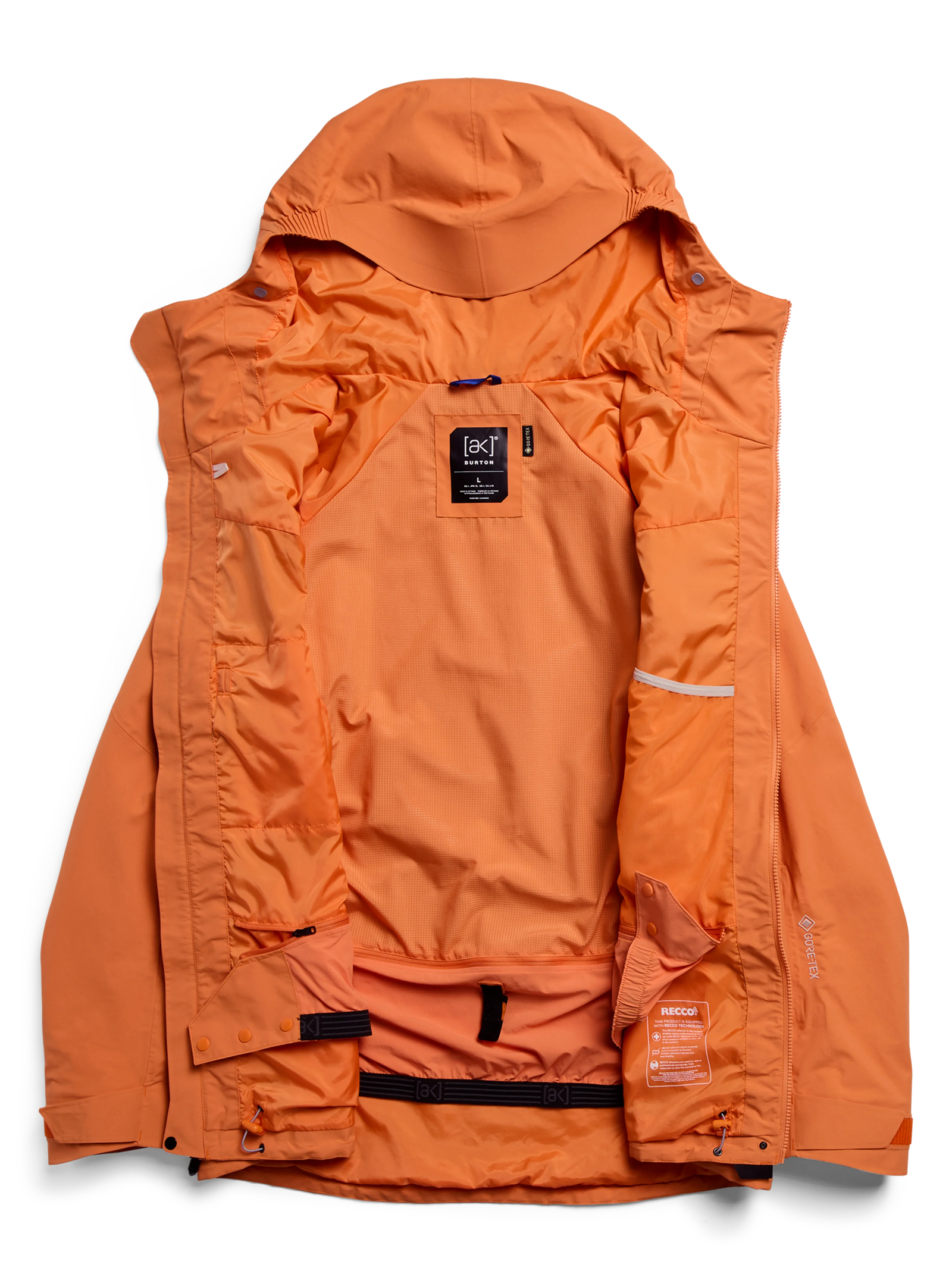 Mens [Ak] Cyclic Gore-Tex 2L Jacket Goldfish Orange - Image 75