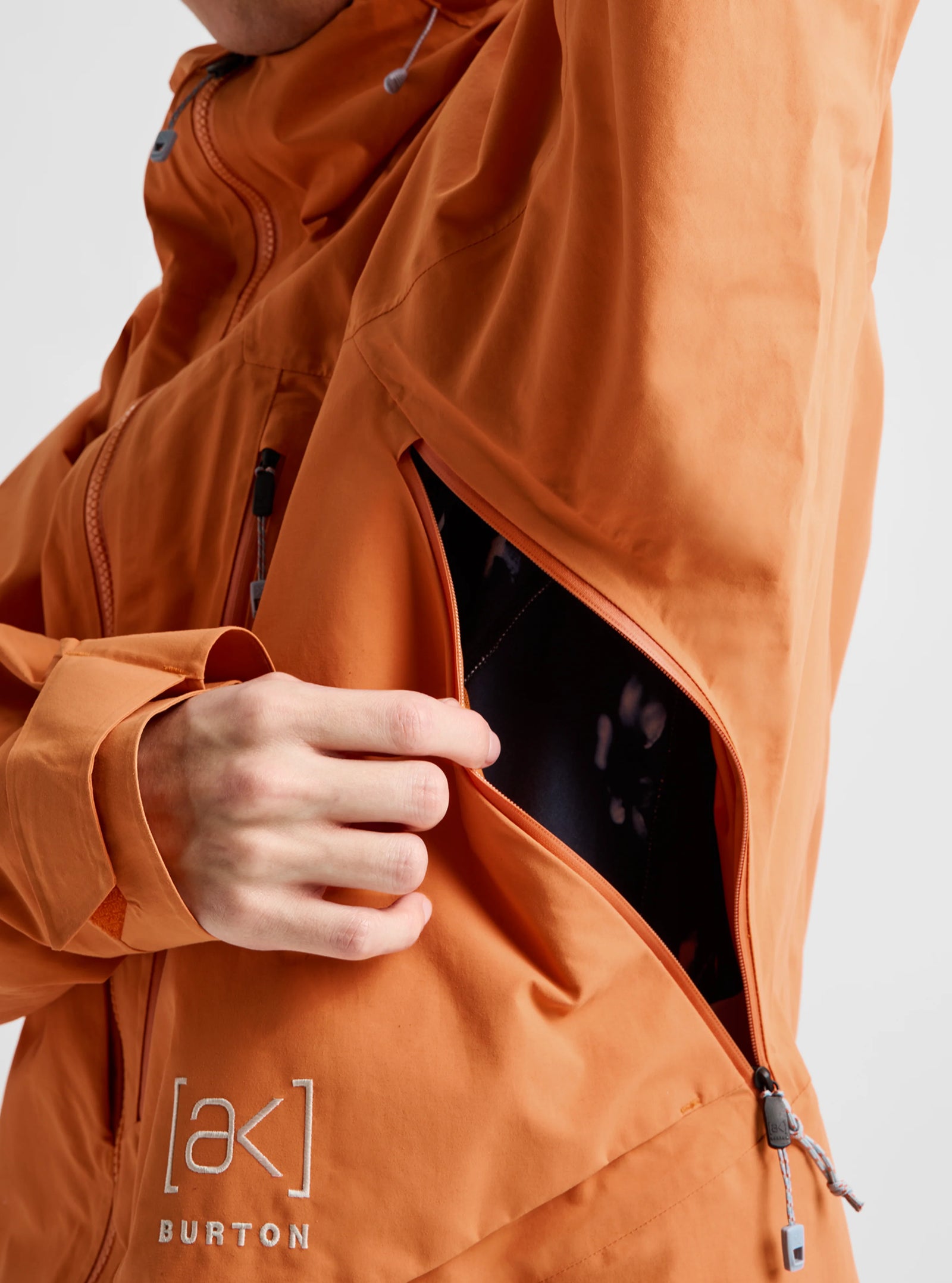 Mens [Ak] Cyclic Gore-Tex 2L Jacket Goldfish Orange - Image 73