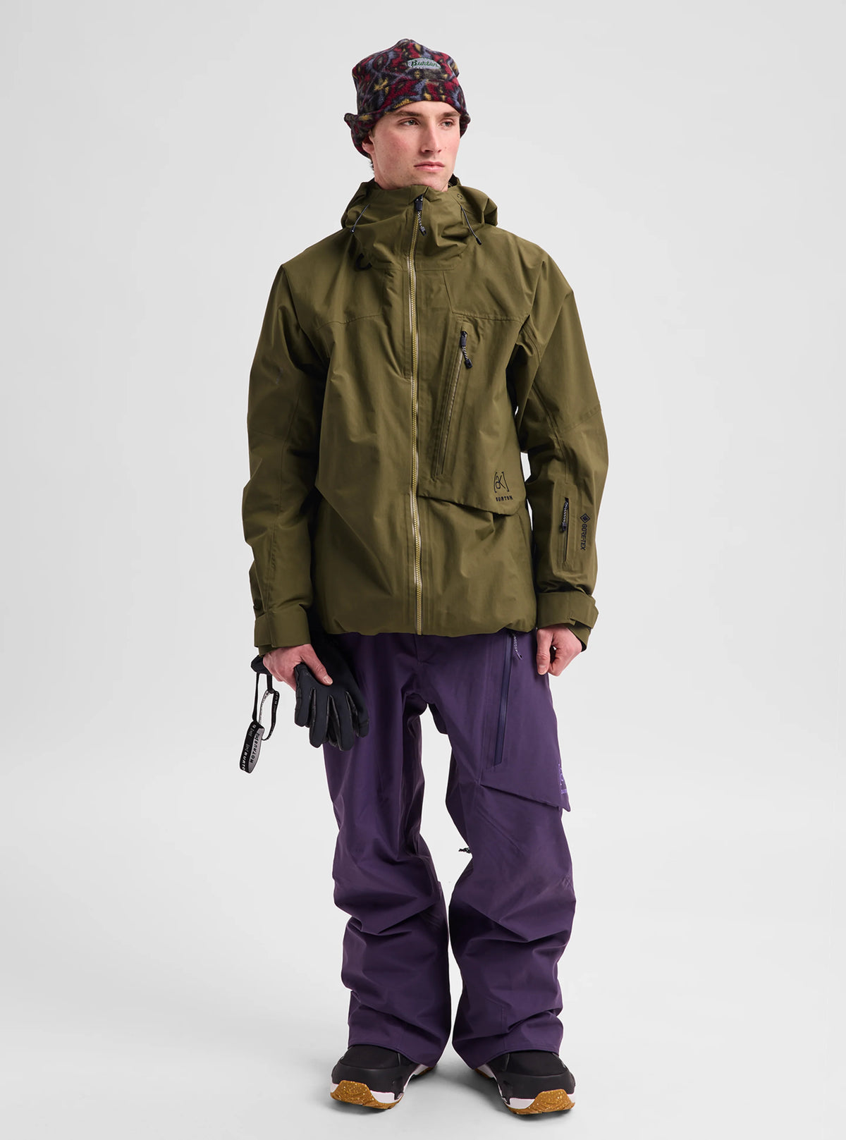 Mens [Ak] Cyclic Gore-Tex 2L Jacket Dried Moss - Image 22