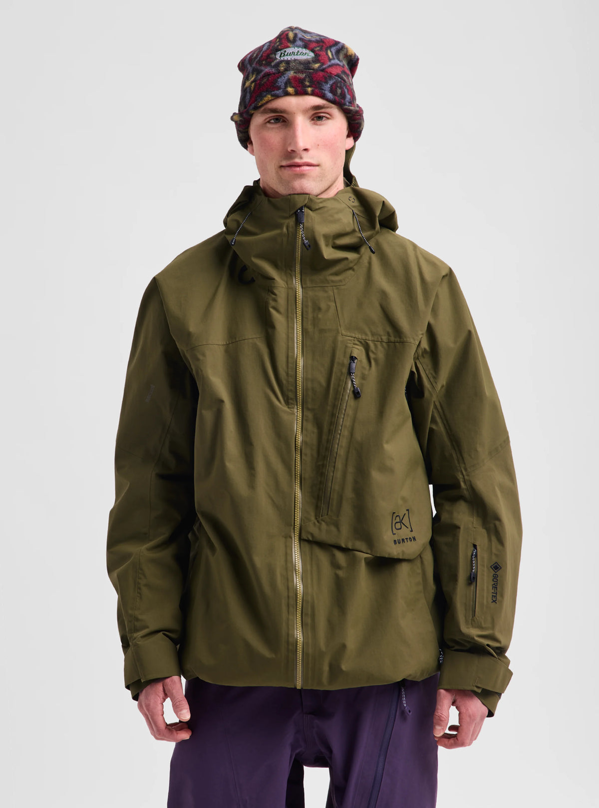 Mens [Ak] Cyclic Gore-Tex 2L Jacket Dried Moss - Image 13