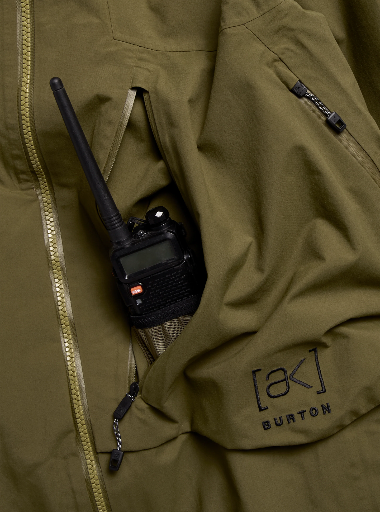 Mens [Ak] Cyclic Gore-Tex 2L Jacket Dried Moss - Image 15
