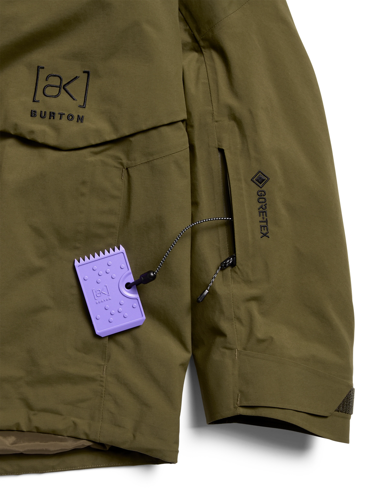 Mens [Ak] Cyclic Gore-Tex 2L Jacket Dried Moss - Image 17