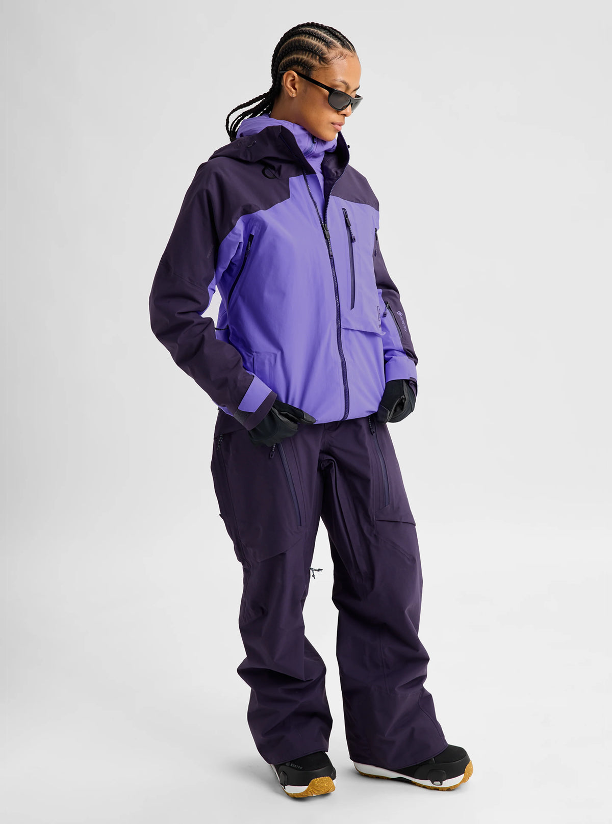 Womens [Ak] Cyclic Gore-Tex 2L Jacket Nightshade Purple / Purple Voltage - Image 27