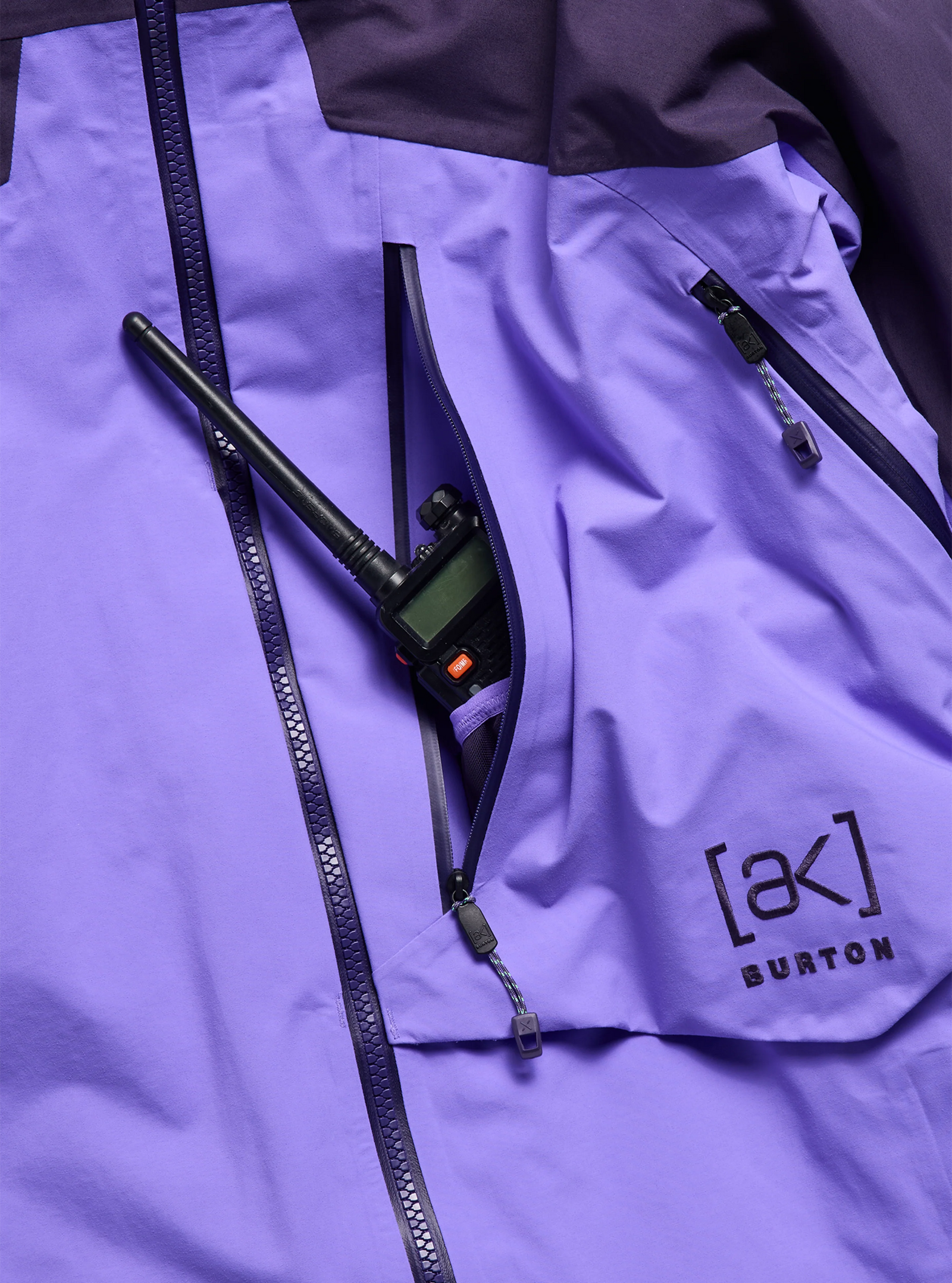 Womens [Ak] Cyclic Gore-Tex 2L Jacket Nightshade Purple / Purple Voltage - Image 22