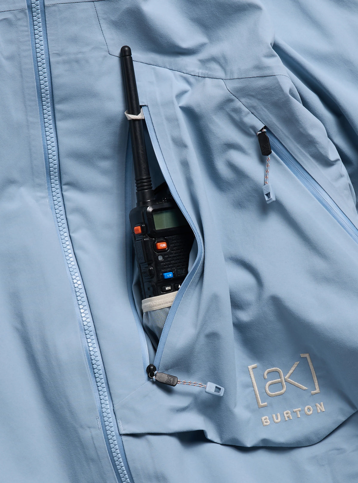 Womens [Ak] Cyclic Gore-Tex 2L Jacket Airstream Blue - Image 13