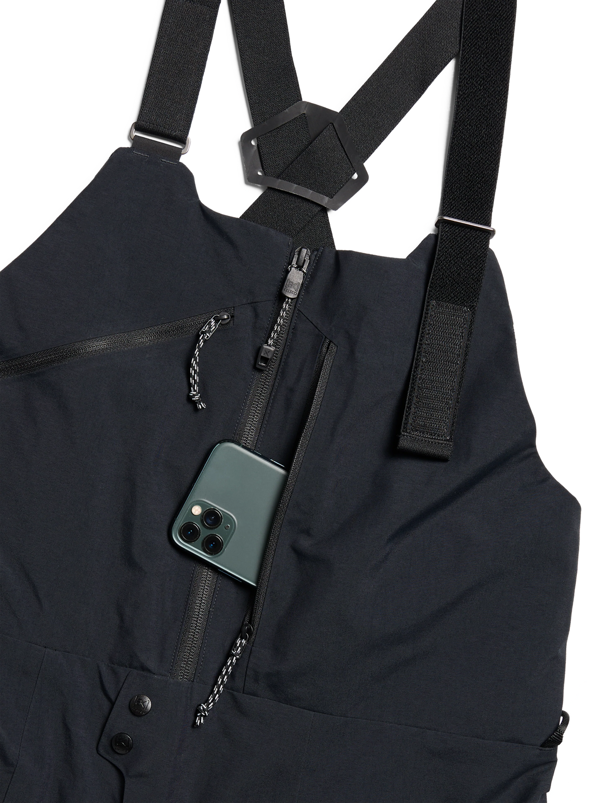 Womens [Ak] Cyclic Gore-Tex 2L Bib Pants True Black - Image 5