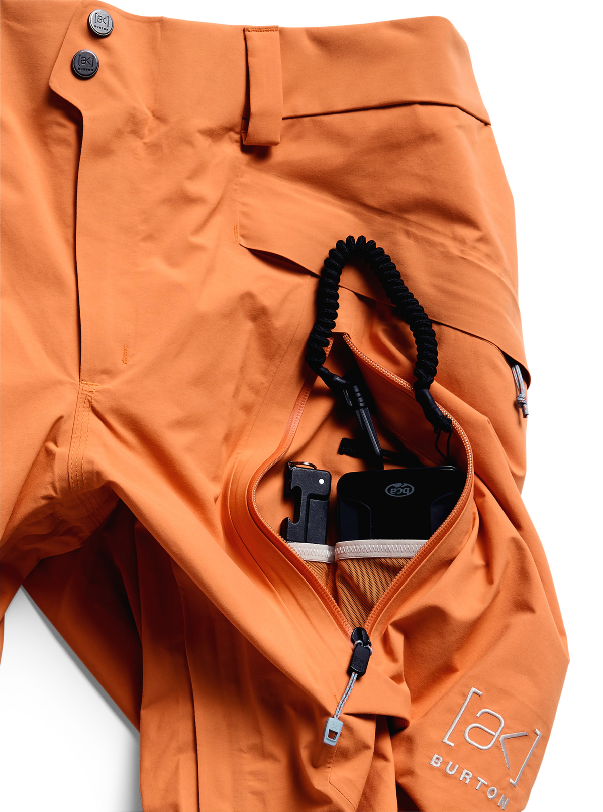 Mens [Ak] Cyclic Gore-Tex 2L Pants Goldfish Orange - Image 50