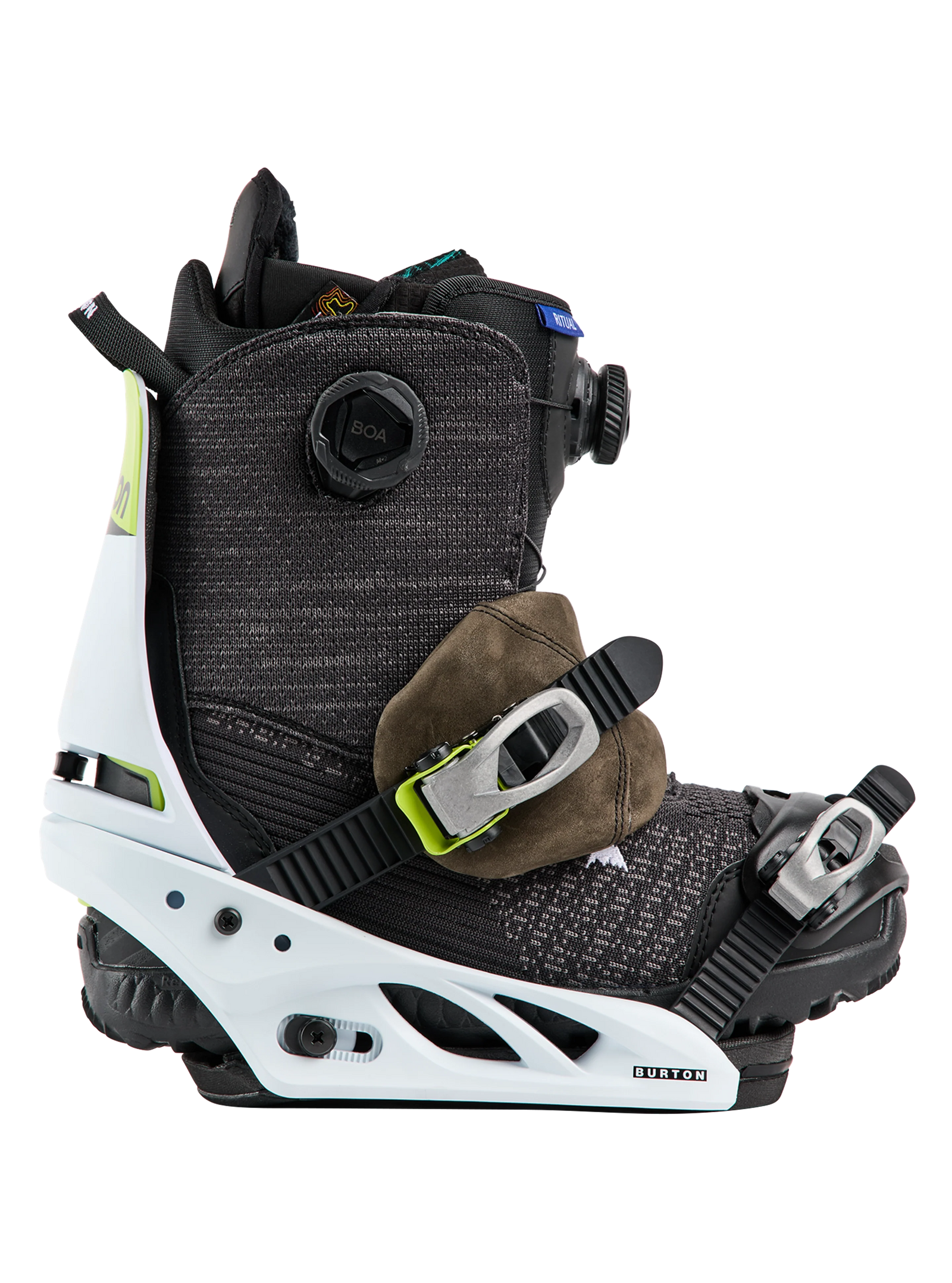 Womens Lexa X Ltd Re:Flex Snowboard Bindings Green / White / Black - Image 5
