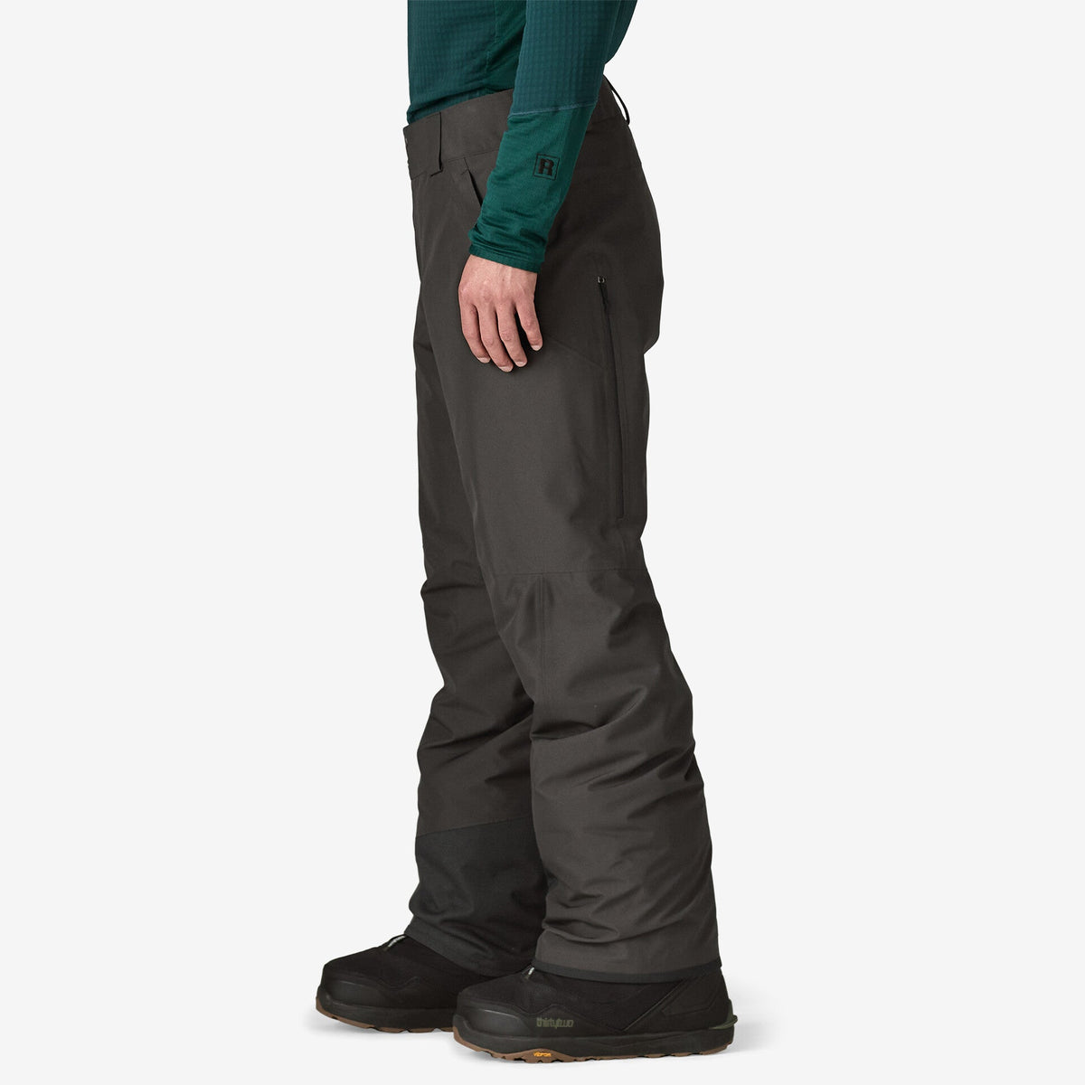 Mens Insulated Powder Town Pants Black - Image 4