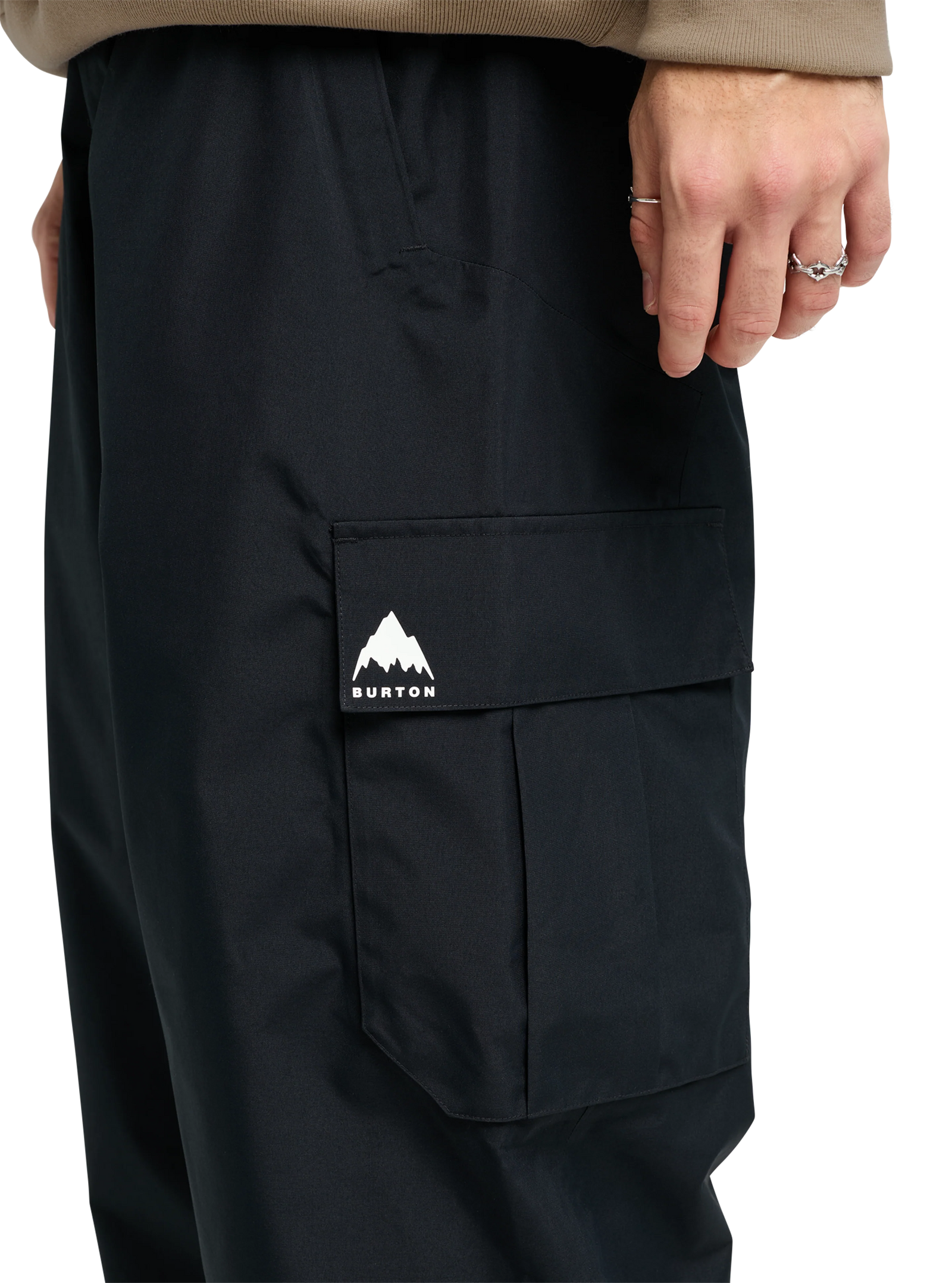 Mens Reserve 2L Baggy Pant True Black - Image 3