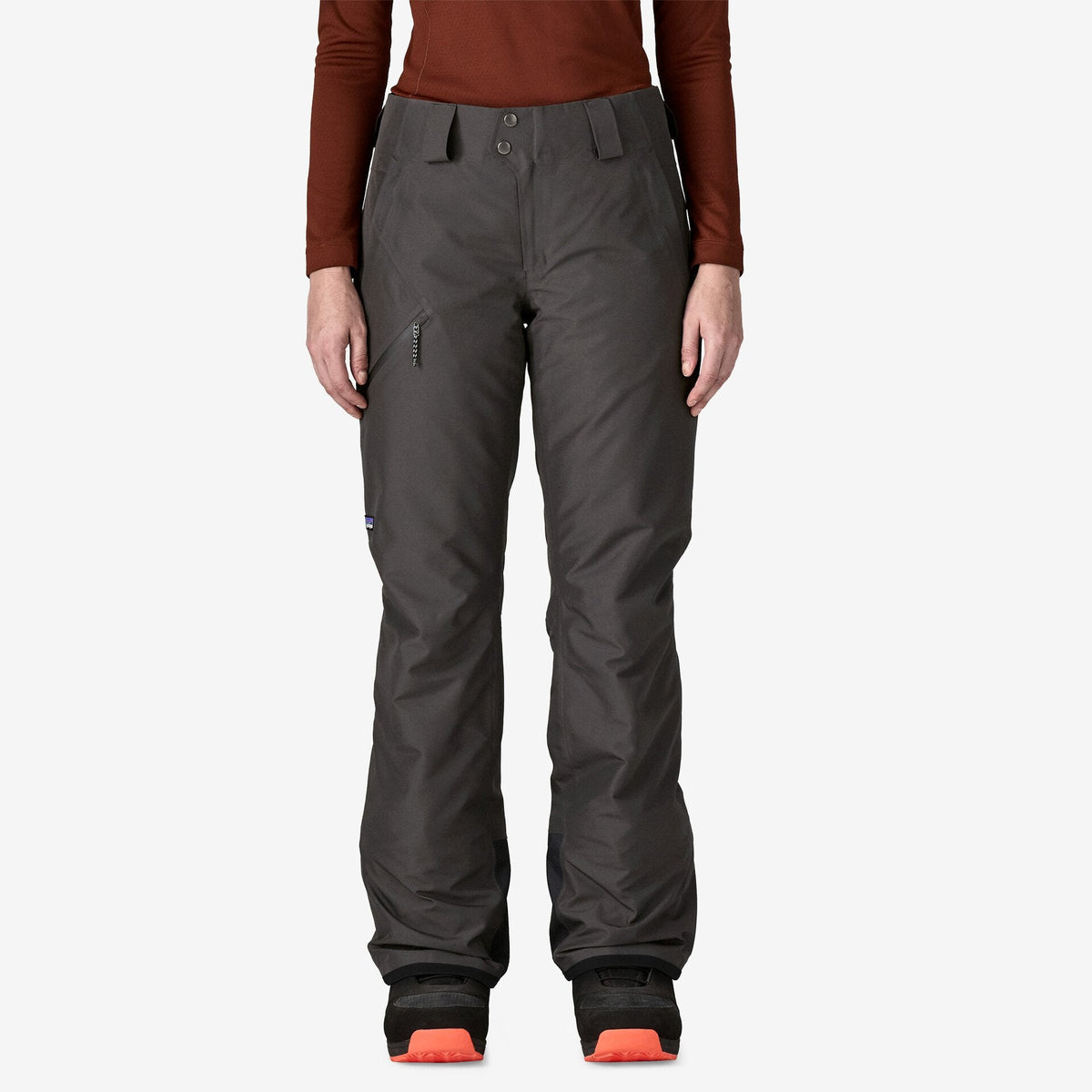 Womens Insulated Powder Town Pants Black - Image 2