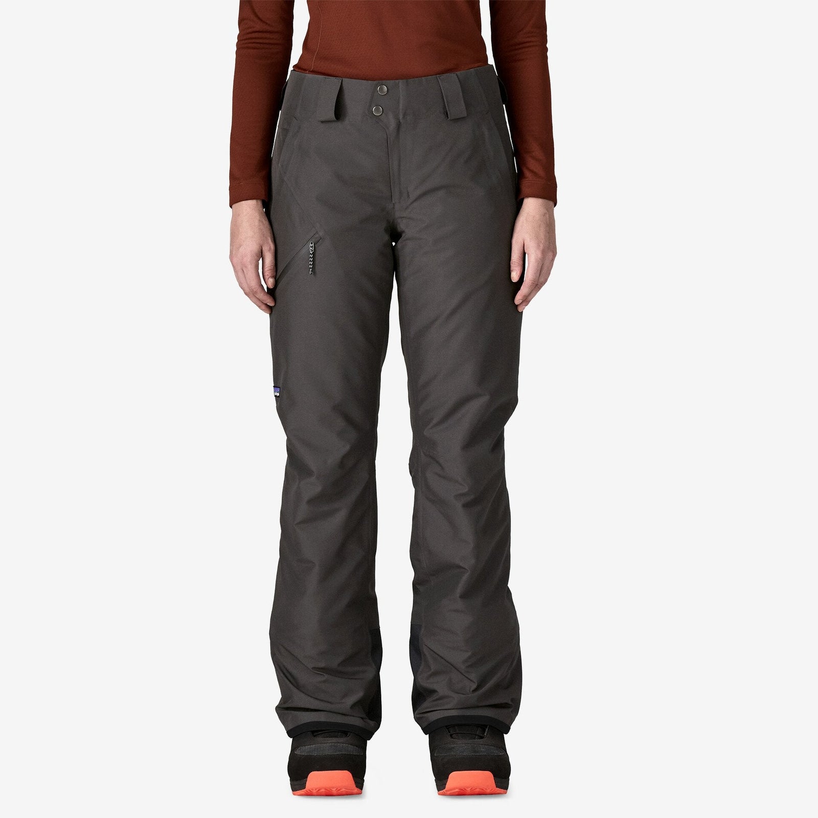 Womens Insulated Powder Town Pants Black - Image 2