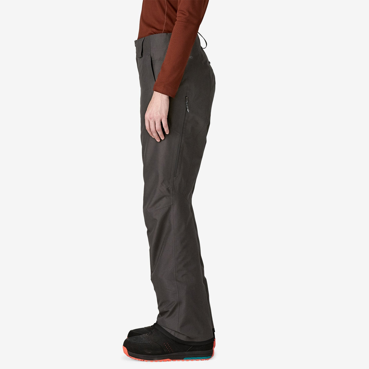 Womens Insulated Powder Town Pants Black - Image 4
