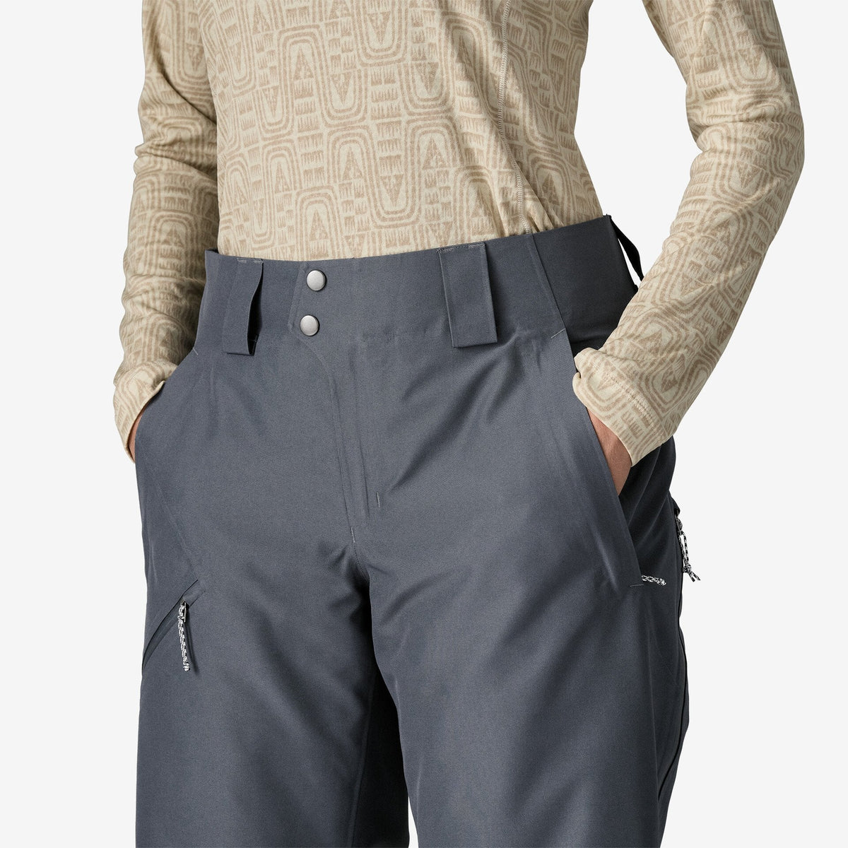Womens Insulated Powder Town Pants Black - Image 5