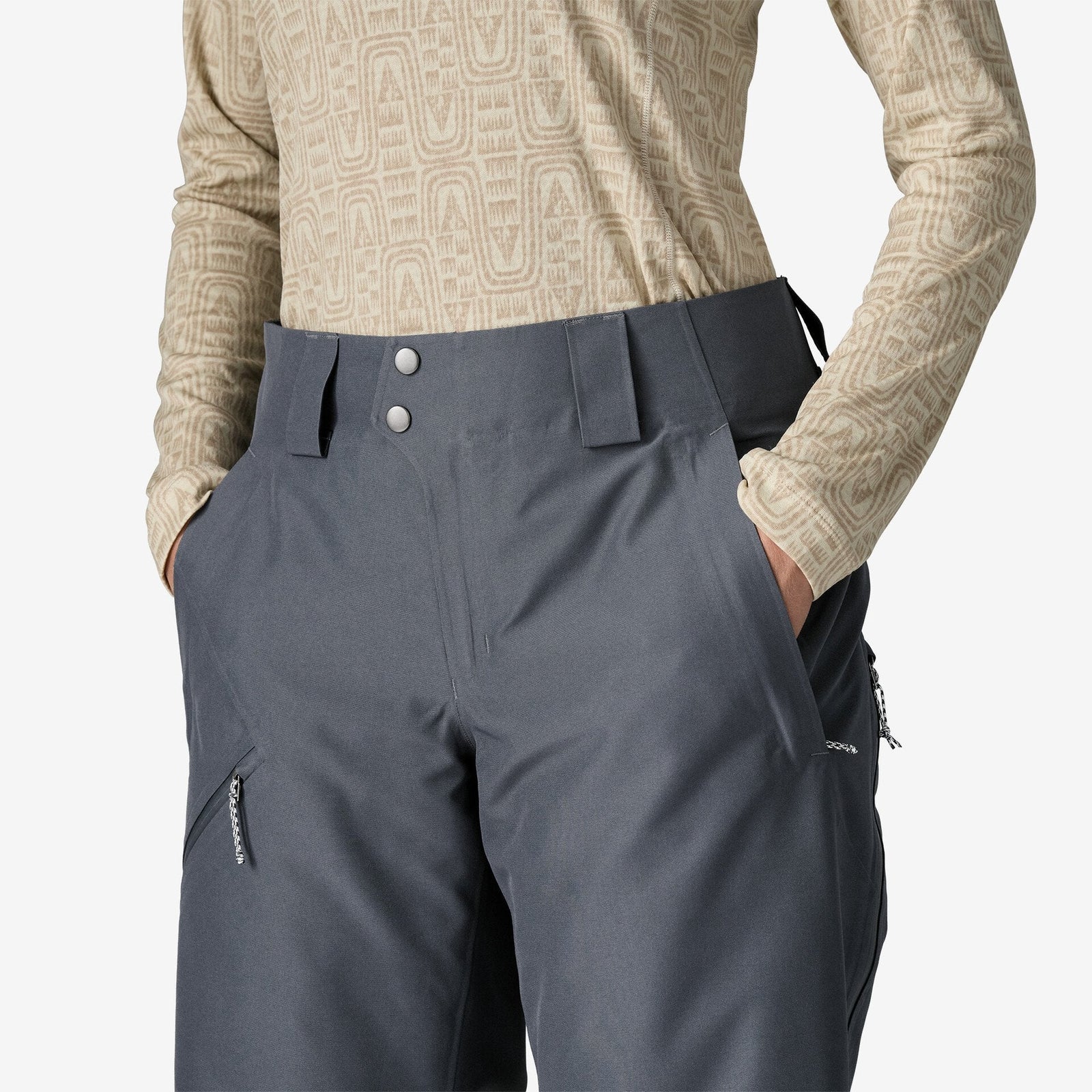 Womens Insulated Powder Town Pants Black - Image 5