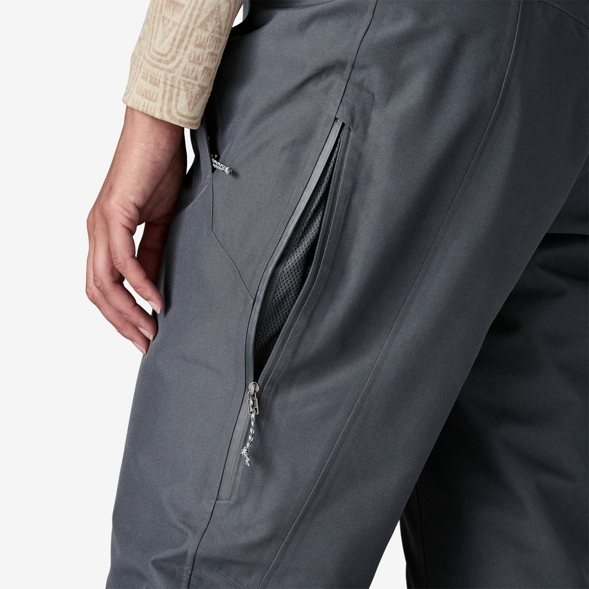 Womens Insulated Powder Town Pants Black - Image 6