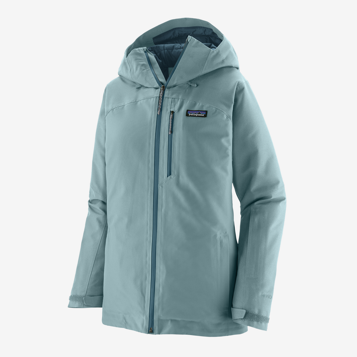 Womens Insulated Powder Town Jacket Blue Sage - Image 1