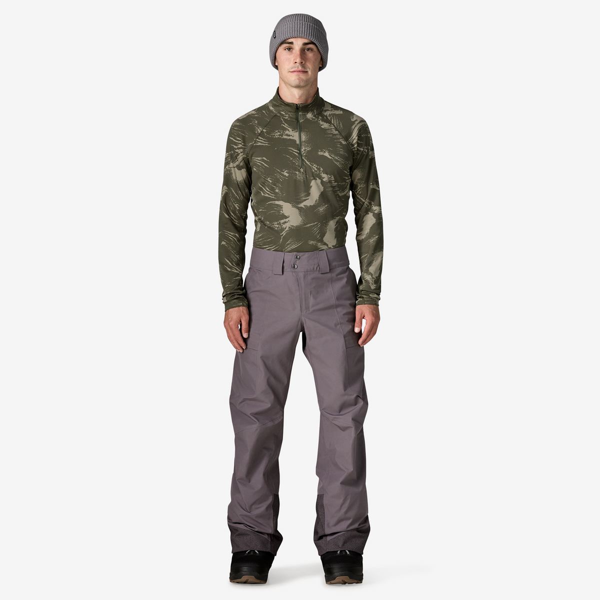 Mens Storm Shift Ski Pants May Grey - Image 2