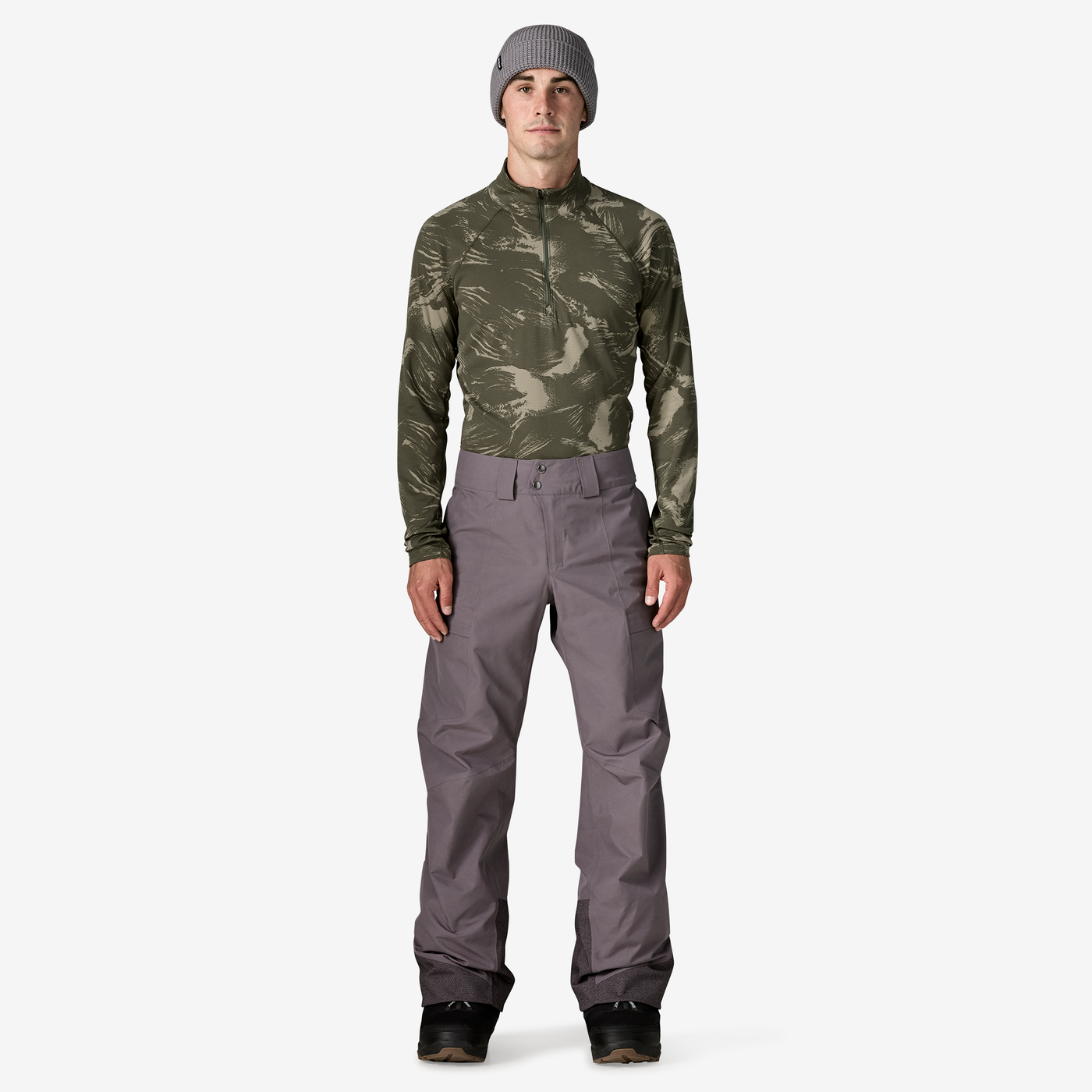 Mens Storm Shift Ski Pants May Grey - Image 2