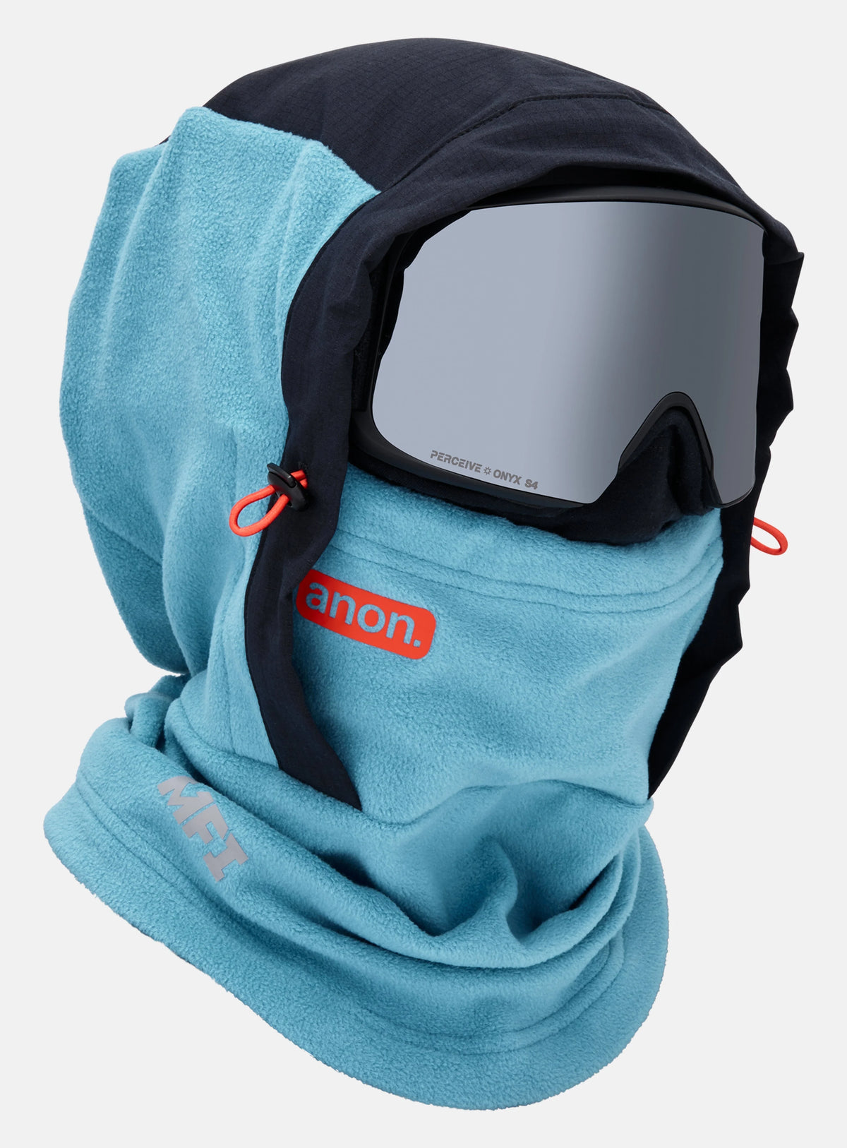 Mfi® Fleece Helmet Hood Retro Blue - Image 4
