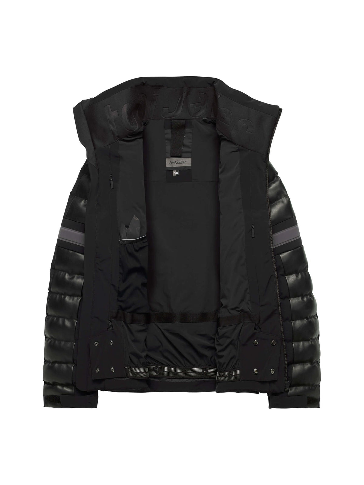 Gideon Faux Leather Ski Jacket