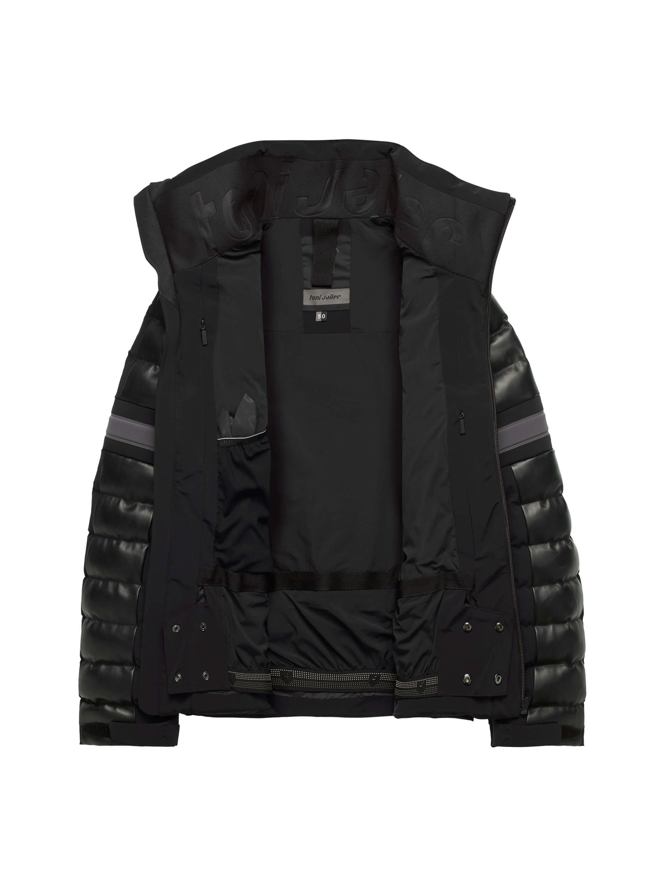Gideon Faux Leather Ski Jacket
