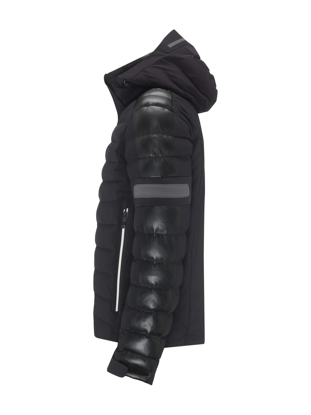 Gideon Faux Leather Ski Jacket