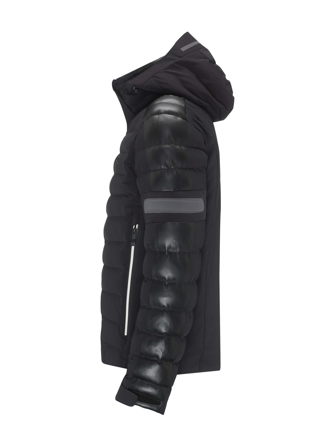 Gideon Faux Leather Ski Jacket