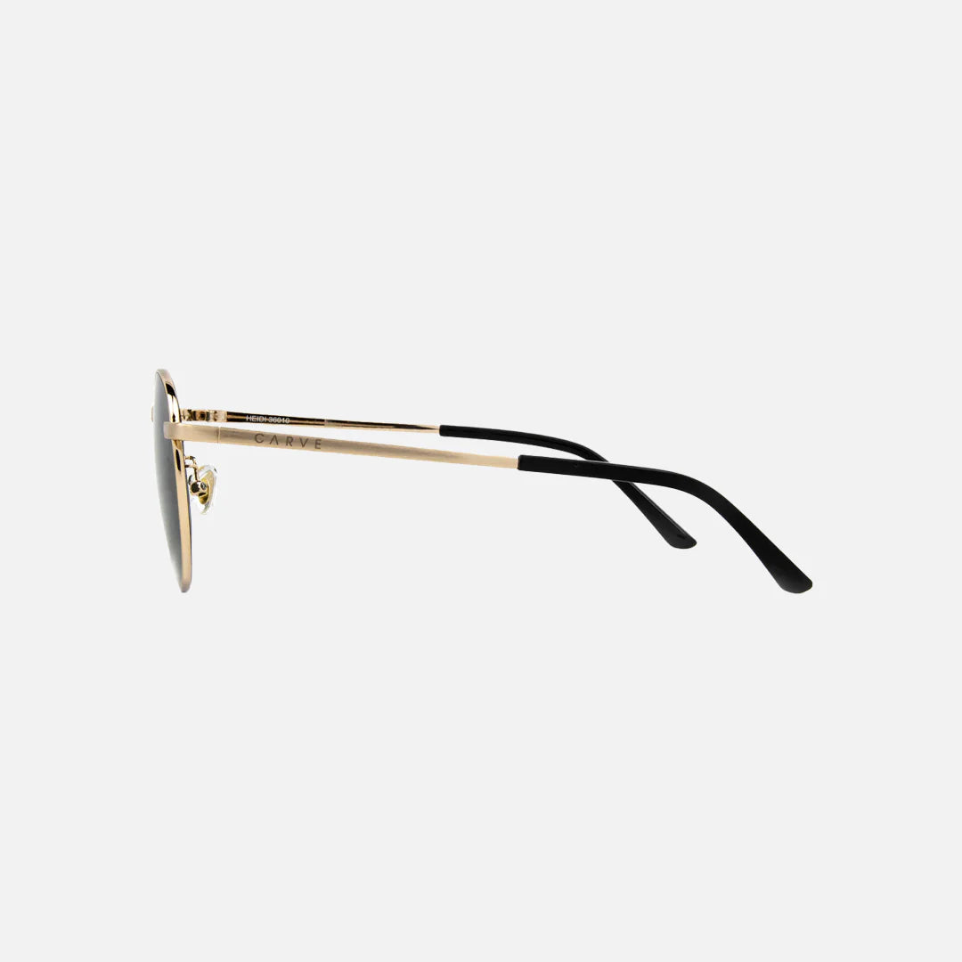 Heidi Brushed Gold Frame Green Lens - Image 3